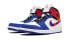 Фото #5 товара Кроссовки Nike Air Jordan 1 Mid Multi-Color Swoosh (Белый, Синий)