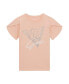 ფოტო #1 პროდუქტის Big Girls Bling Logo Short Sleeve T-shirt