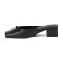 Фото #3 товара Matisse Basilio Square Toe Block Heels Mules Womens Black Dress Casual BASILIO-0