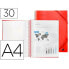 Folder Liderpapel EC10 Red A4