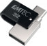 EMTEC T260C - 32 GB - USB Type-A / USB Type-C - 3.2 Gen 1 (3.1 Gen 1) - 180 MB/s - Swivel - Black - Stainless steel