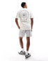 ONLY & SONS relaxed fit t-shirt with cosmic energy print in cream