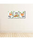 Фото #3 товара Let's Hang - Sloth - Wall Art - 7.5 x 10 in - Set of 3 Signs - Wash Brush Flush