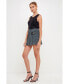 ფოტო #3 პროდუქტის Women's Houndstooth Tweed Mini Skirt