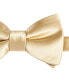 Men's Purple & Gold Solid Bow Tie