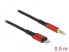 Фото #4 товара Delock 86586 - 3.5mm - Male - Lightning - Male - 0.5 m - Black - Red