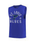 Фото #3 товара Men's Threads Blue St. Louis Blues Softhand Muscle Tank Top
