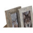 Фото рамка Home ESPRIT Белый Натуральный Стеклянный полистирол Скандинавский 14,5 x 2 x 20 cm (2 штук)