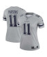 Фото #1 товара Women's Micah Parsons Silver Dallas Cowboys Inverted Legend Jersey