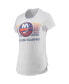 Фото #4 товара Women's White, Charcoal New York Islanders Sonata T-Shirt & Leggings Set