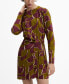 ფოტო #1 პროდუქტის Women's Knotted Wrap Dress