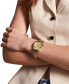 ფოტო #5 პროდუქტის Women's Scarlette Three-Hand Date Gold-Tone Stainless Steel Watch 32mm