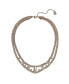 Фото #1 товара Laundry by Shelli Segal gold Tone Chain Collar Necklace with Baguette Stones