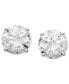 ფოტო #1 პროდუქტის Cubic Zirconia Stud Earrings in 14k White Gold