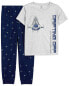 Фото #2 товара Kid 2-Piece Space Loose Fit Pajamas 6