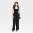 Фото #2 товара Women's High-Rise Relaxed Fit Full Length Baggy Wide Leg Trousers - A New Day