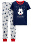 Фото #2 товара Удобная детская пижама Carterʻs Mickey Mouse двухфасонная 100% хлопок