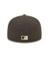 Фото #3 товара Men's Black San Francisco Giants 50th Anniversary Wheat Undervisor 59FIFTY Fitted Hat