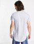 Фото #3 товара Sixth June regular rounded hem t-shirt in light blue