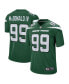 Фото #1 товара Men's Will McDonald IV Gotham Green New York Jets 2023 NFL Draft First Round Pick Game Jersey