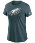 Фото #2 товара Women's Midnight Green Philadelphia Eagles Logo Essential T-shirt
