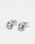 Фото #8 товара Pieces 3 pack pearl & diamante stud earrings in silver & white