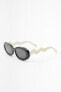 Фото #9 товара Солнцезащитные очки в оправе из ацетата с волнистыми дужками ZARA