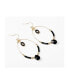 ფოტო #2 პროდუქტის Beaded Hoop Earrings for Women