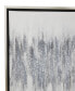 Фото #4 товара Canvas Abstract Framed Wall Art with Silver-Tone Frame, 71" x 1" x 20"
