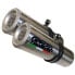 GPR EXCLUSIVE M3 Inox Dual Z 1000 SX 11-16 homologated slip on muffler