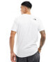 The North Face Easy graphic logo t-shirt in white