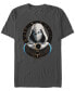 Фото #1 товара Men's Moon Knight Mask Badge Short Sleeve T-shirt