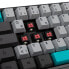 Фото #7 товара Ducky Miya Pro Moonlight TKL Gaming Tastatur für PC/Mac, MX-Silent-Red, weiße LED - dunkelgrau