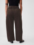 High Rise Corduroy Tapered Ankle Trousers