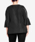Фото #2 товара Plus Size Take Me Out Flare Sleeve Top
