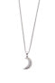 Selene Crescent Silver Necklace 61288 (chain, pendant)