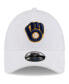 Фото #3 товара Men's White Milwaukee Brewers League II 9FORTY Adjustable Hat