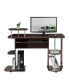 Complete Computer Workstation Desk With Storage, Chocolate