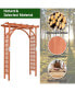 Фото #10 товара Деревянная арка Пергола Costway Premium для сада