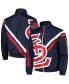 ფოტო #1 პროდუქტის Men's Navy St. Louis Cardinals Exploded Logo Warm Up Full-Zip Jacket