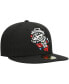 Фото #4 товара Men's Black Rocket City Trash Pandas Authentic Collection Team Alternate 59FIFTY Fitted Hat