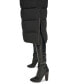 ფოტო #7 პროდუქტის Womens Maxi Belted Hooded Puffer Coat