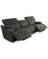 Фото #2 товара Sebaston 3-Pc. Fabric Sofa with 2 Power Motion Recliners, Created for Macy's