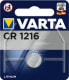 Фото #1 товара Одноразовая батарейка VARTA CR1216 Lithium 3V 1 шт 27 mAh Silver
