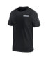 Фото #2 товара Men's Black Las Vegas Raiders 2024 Sideline Coach UV Performance T-Shirt