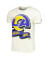 ფოტო #3 პროდუქტის Men's Cream Los Angeles Rams Sideline Chrome T-shirt