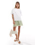 Фото #4 товара Object t-shirt with statement ribbon bows in white