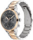 ფოტო #2 პროდუქტის Two-Tone Stainless Steel Bracelet Watch 44mm