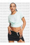 Фото #1 товара Футболка Лукс Training One Luxe Dri-FIT Mint Green Crop Nike