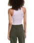 John Elliott Mineral Wash Gemini Rib Cropped Tank Women's